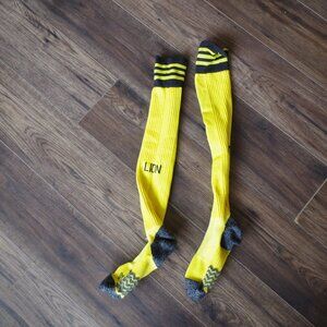 Long Yellow Adidas Unisex Socks Adult